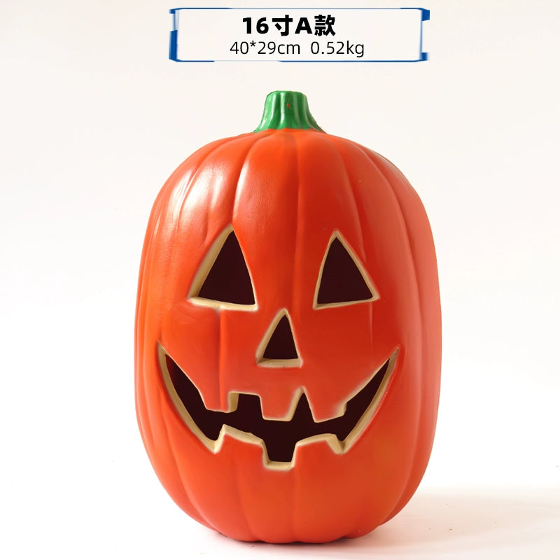 Cut Out Theme Park Outdoor Scene Layout Pumpkin Lamp