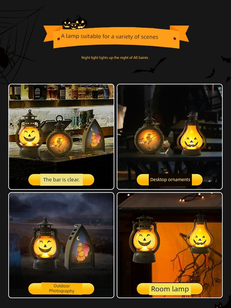 Satchel Indoor Kids Decoration Dress up Gift Pumpkin Lamp