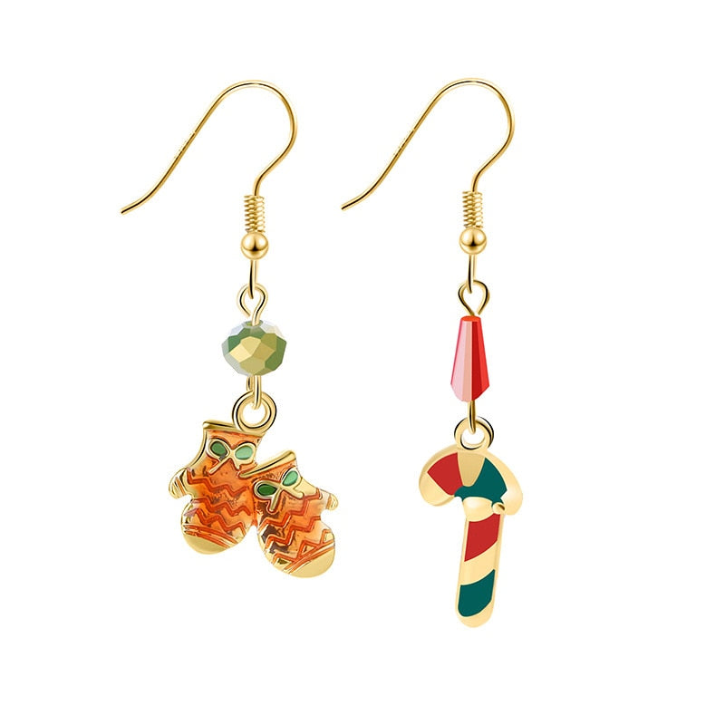 New Trendy Statement Christmas Earrings
