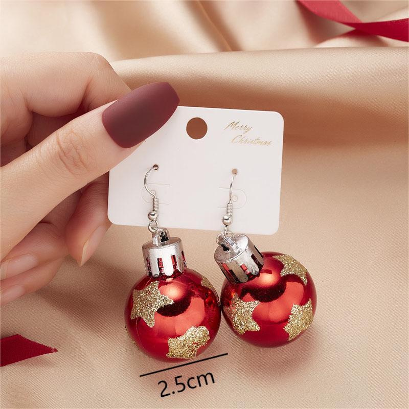 New Trendy Statement Christmas Earrings