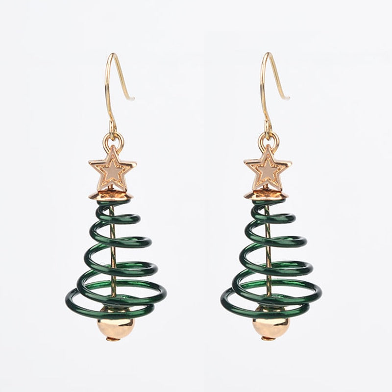New Trendy Statement Christmas Earrings