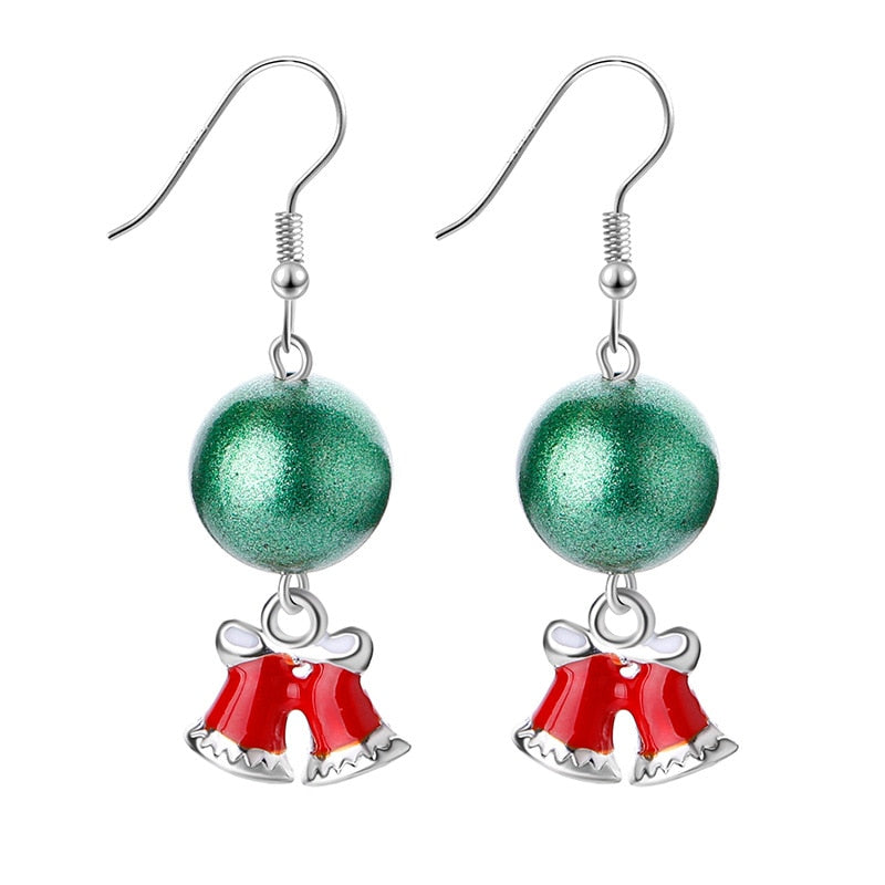 New Trendy Statement Christmas Earrings