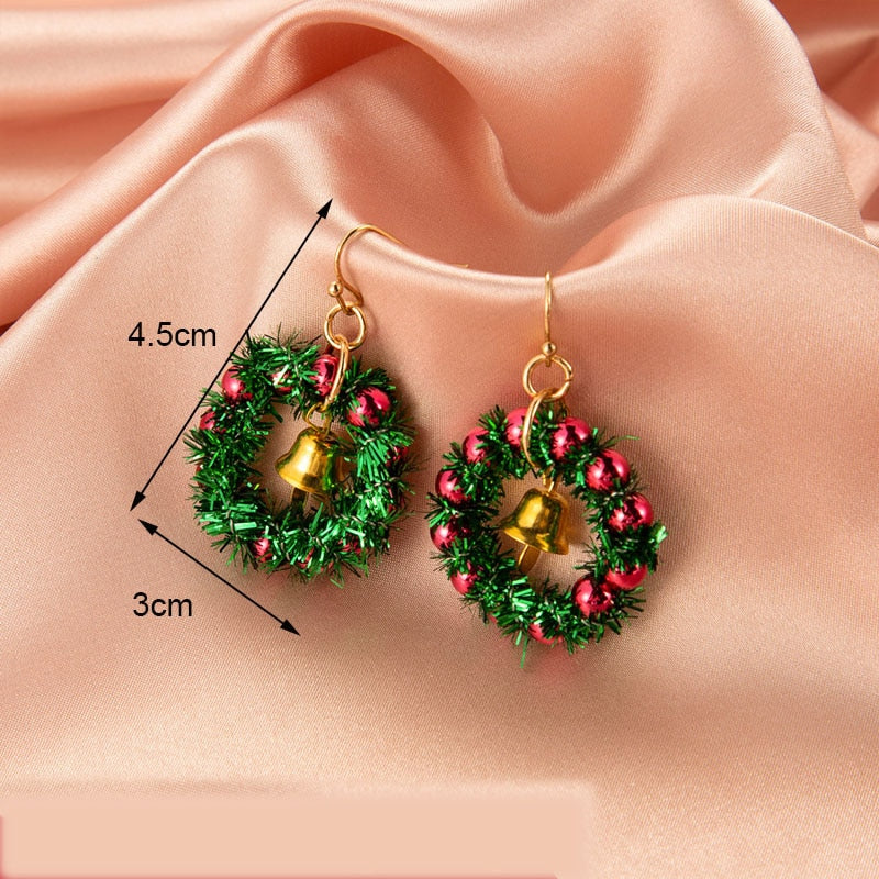 New Trendy Statement Christmas Earrings