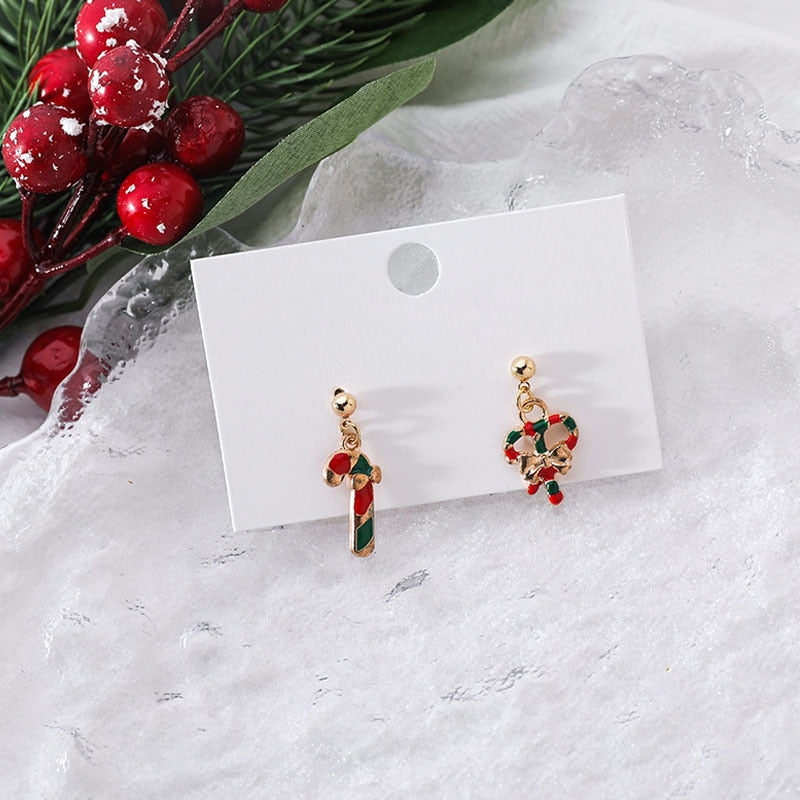 New Trendy Statement Christmas Earrings