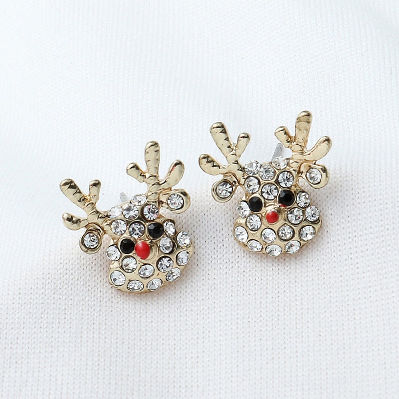 New Trendy Statement Christmas Earrings