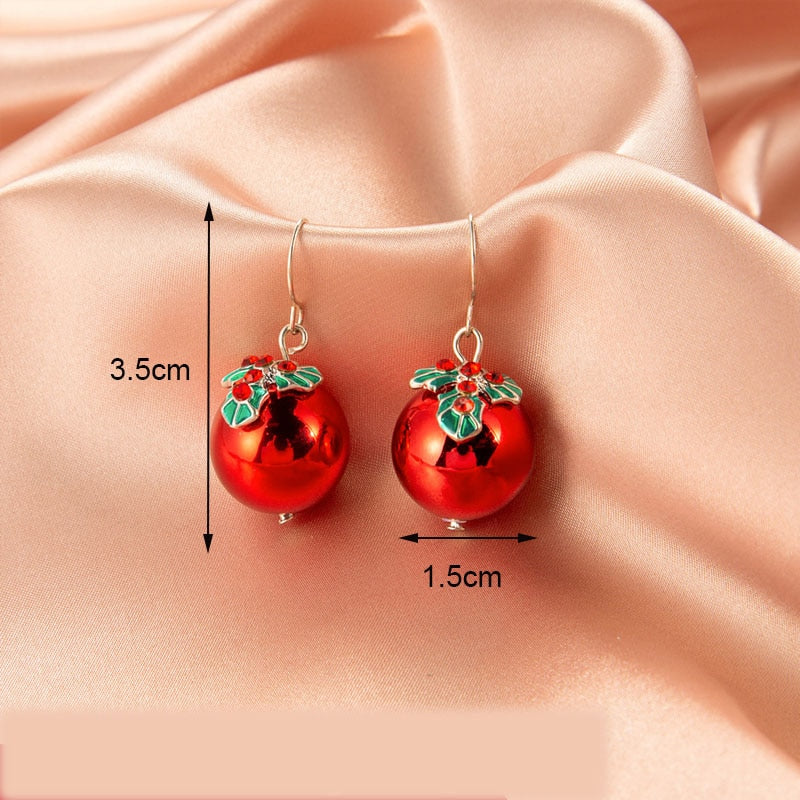 New Trendy Statement Christmas Earrings