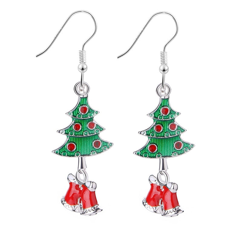 New Trendy Statement Christmas Earrings