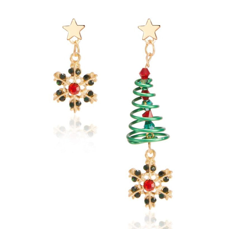 New Trendy Statement Christmas Earrings