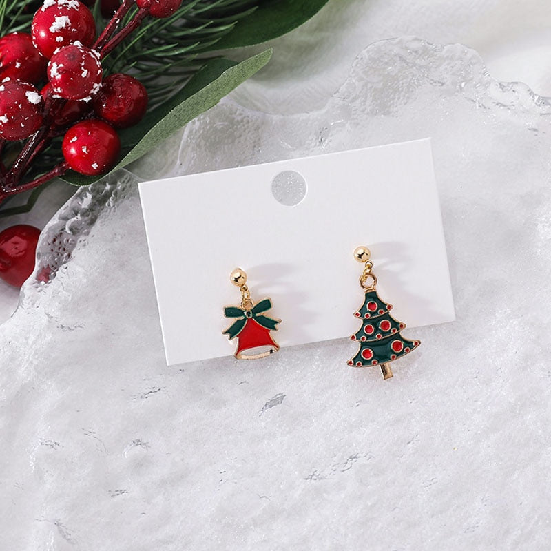 New Trendy Statement Christmas Earrings