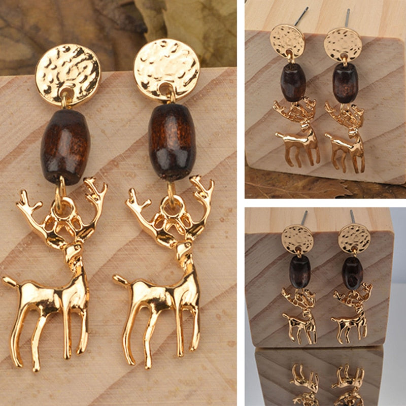 New Trendy Statement Christmas Earrings