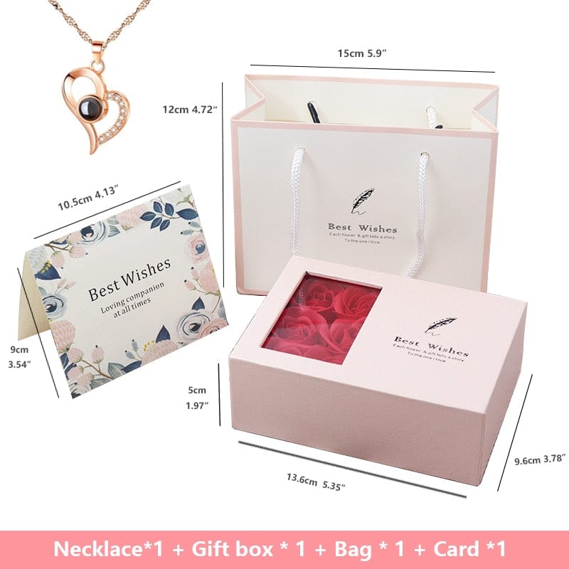 Rose Gift Box Soap Flower
