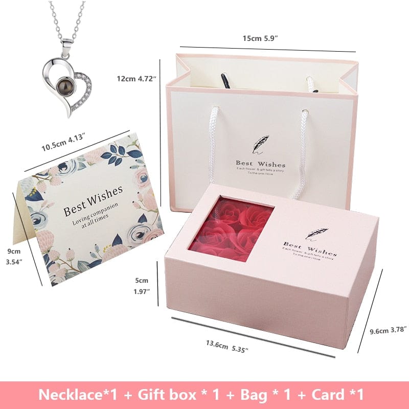 Rose Gift Box Soap Flower