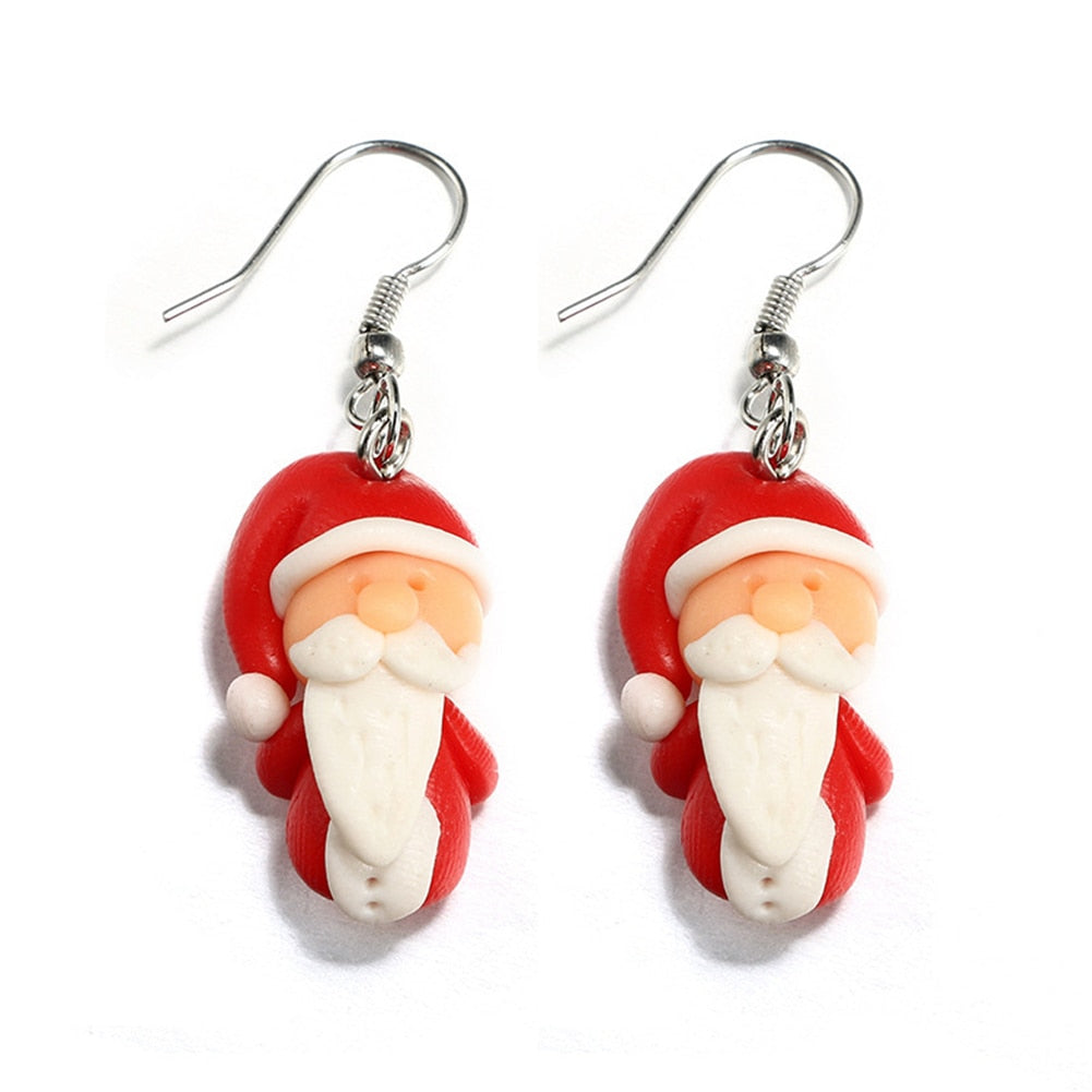 New Trendy Statement Christmas Earrings