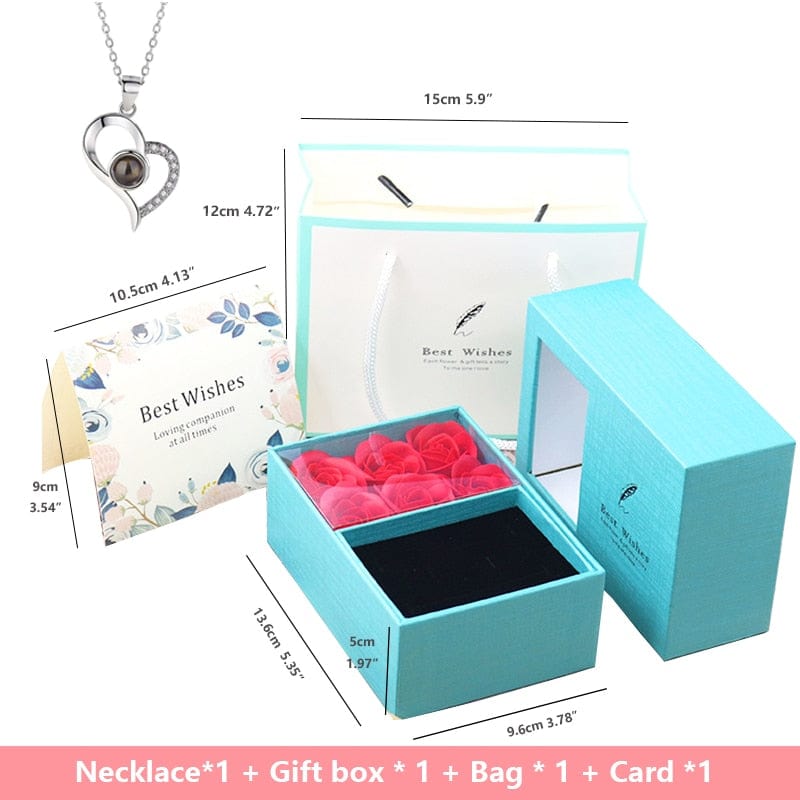 Rose Gift Box Soap Flower