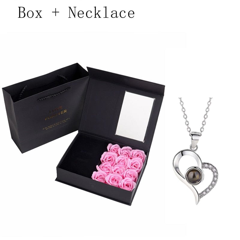 Rose Gift Box Soap Flower