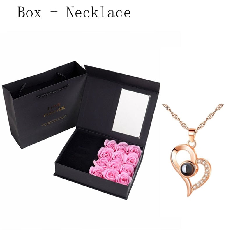Rose Gift Box Soap Flower