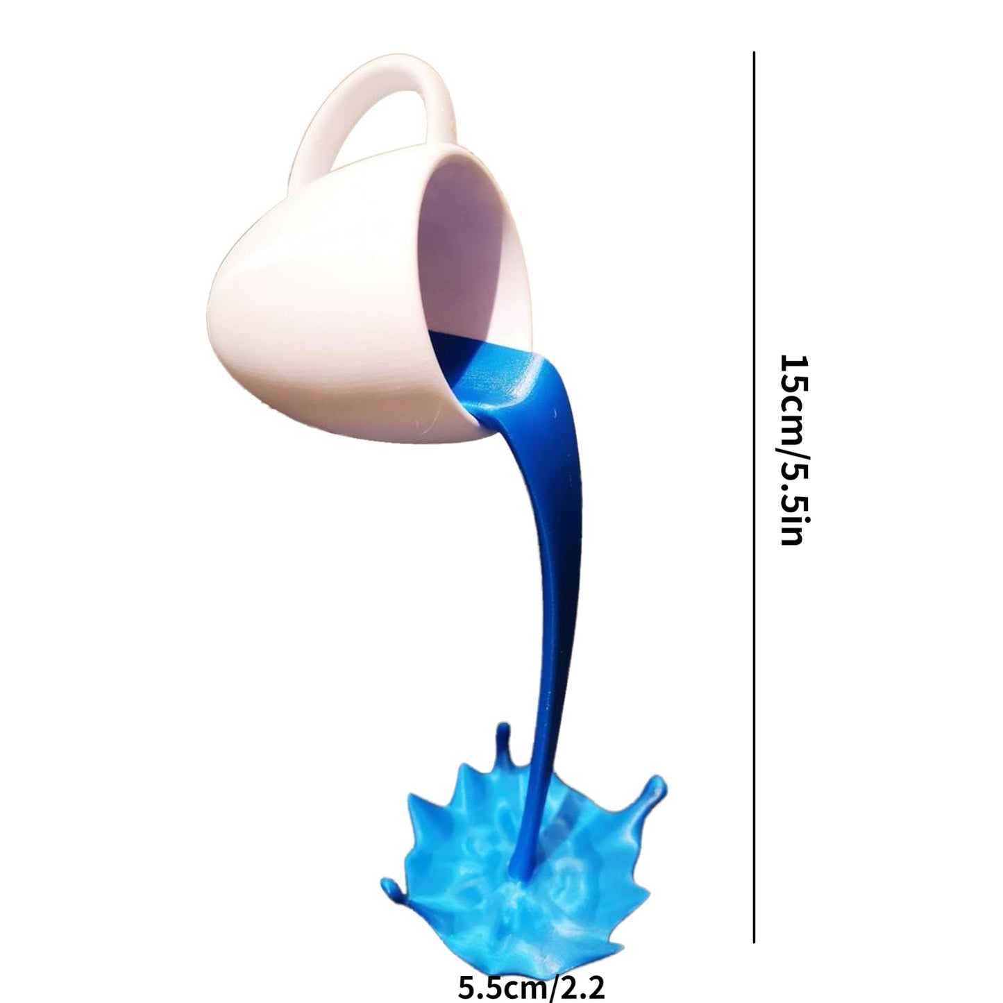 Resin Statues Floating Coffee Cup