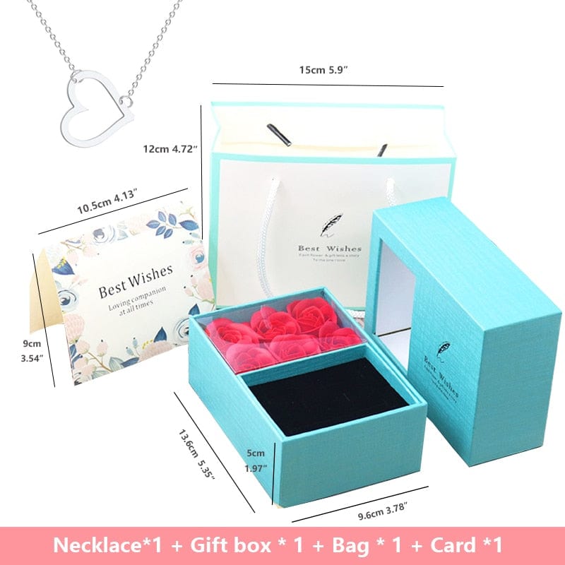 Rose Gift Box Soap Flower