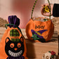 Halloween Kids’ Scene Layout Candy Bag – Flannel Trick-or-Treat Satchel 🎃🍬
