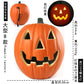 Cut Out Theme Park Outdoor Scene Layout Pumpkin Lamp