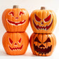 Cut Out Theme Park Outdoor Scene Layout Pumpkin Lamp