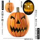 Cut Out Theme Park Outdoor Scene Layout Pumpkin Lamp