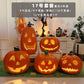 Cut Out Theme Park Outdoor Scene Layout Pumpkin Lamp