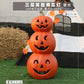 Cut Out Theme Park Outdoor Scene Layout Pumpkin Lamp