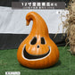 Cut Out Theme Park Outdoor Scene Layout Pumpkin Lamp
