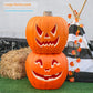 Cut Out Theme Park Outdoor Scene Layout Pumpkin Lamp