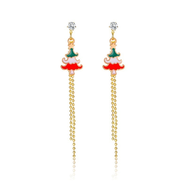 New Trendy Statement Christmas Earrings