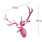 Wall Hanging Decor 3D Deer Head Sculpture