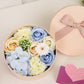 Scented Soap Rose Artificial Fragrant Petals Flower Round Shaped Gift Box mother's day