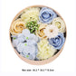 Scented Soap Rose Artificial Fragrant Petals Flower Round Shaped Gift Box mother's day
