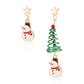 New Trendy Statement Christmas Earrings