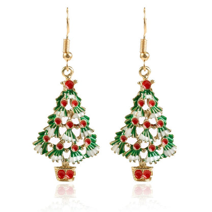 New Trendy Statement Christmas Earrings