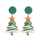 New Trendy Statement Christmas Earrings