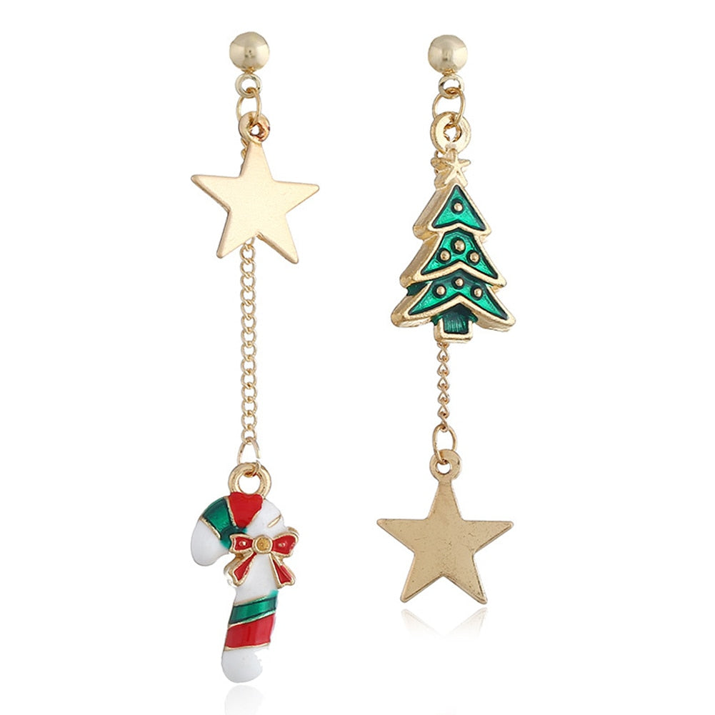 New Trendy Statement Christmas Earrings