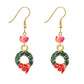 New Trendy Statement Christmas Earrings