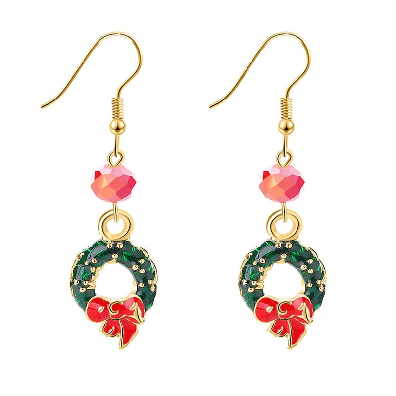 New Trendy Statement Christmas Earrings