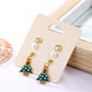 New Trendy Statement Christmas Earrings