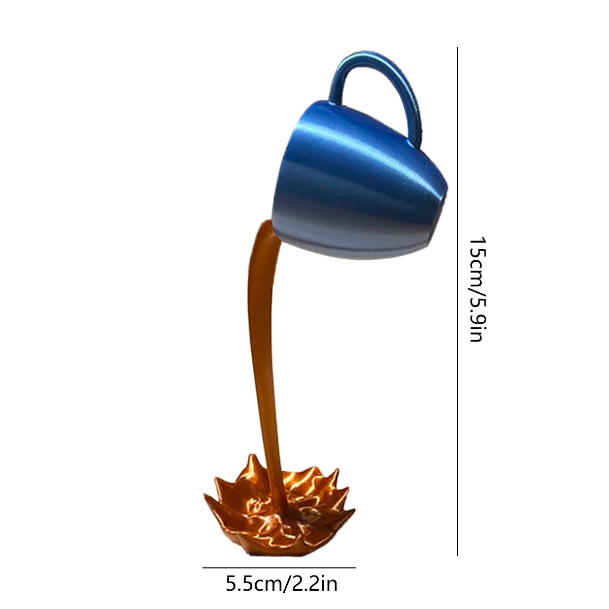 Resin Statues Floating Coffee Cup 