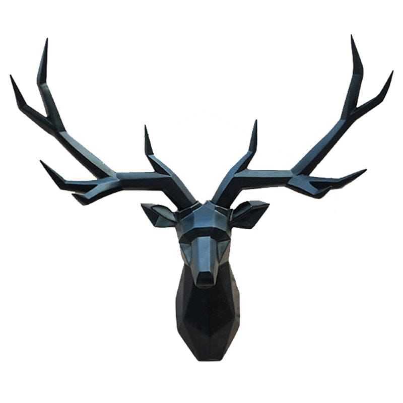 Wall Hanging Decor 3D Deer Head Sculpture