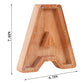 Twenty-six Letters Piggy Bank Wooden Coin Money Saving Box