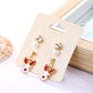 New Trendy Statement Christmas Earrings